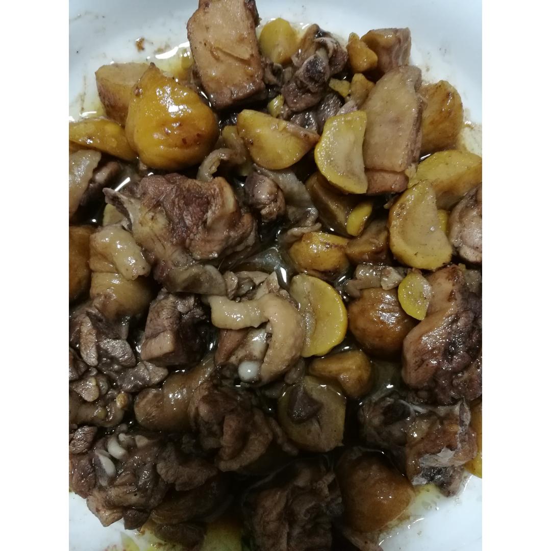 板栗烧鸡腿