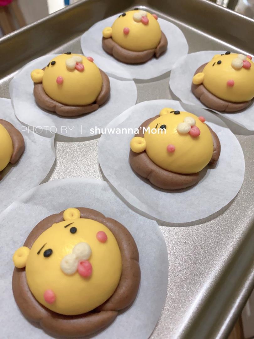 卡通小狮子馒头