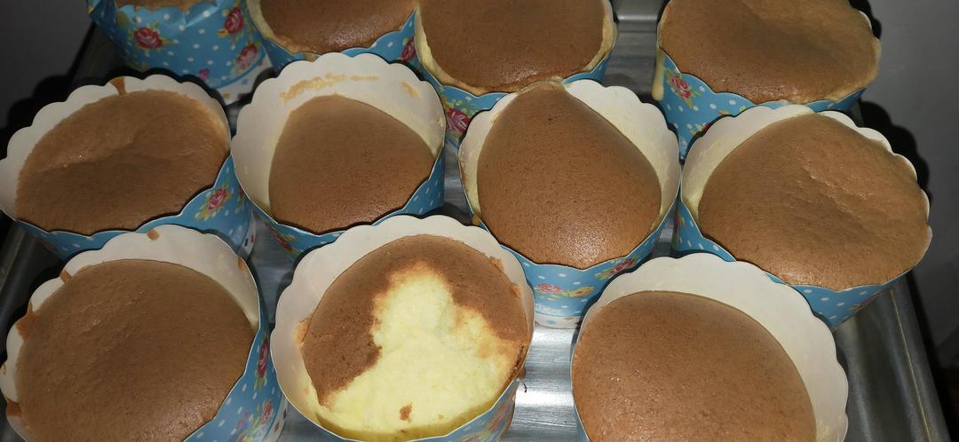 零失败~戚风纸杯小蛋糕🍰 ✨／8寸版戚风蛋糕