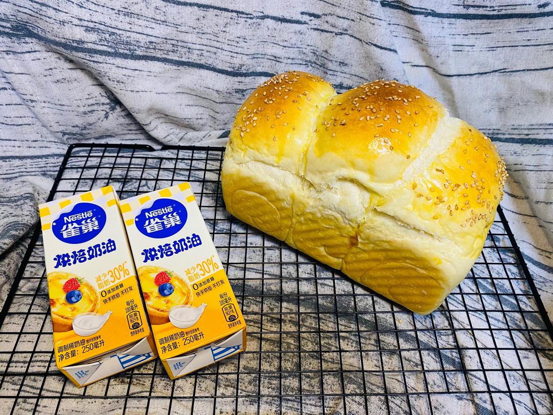 纯奶手撕吐司的做法 步骤1