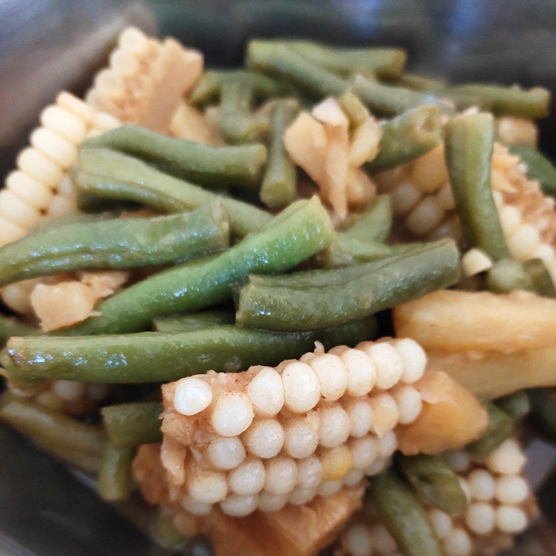 土豆炖豆角