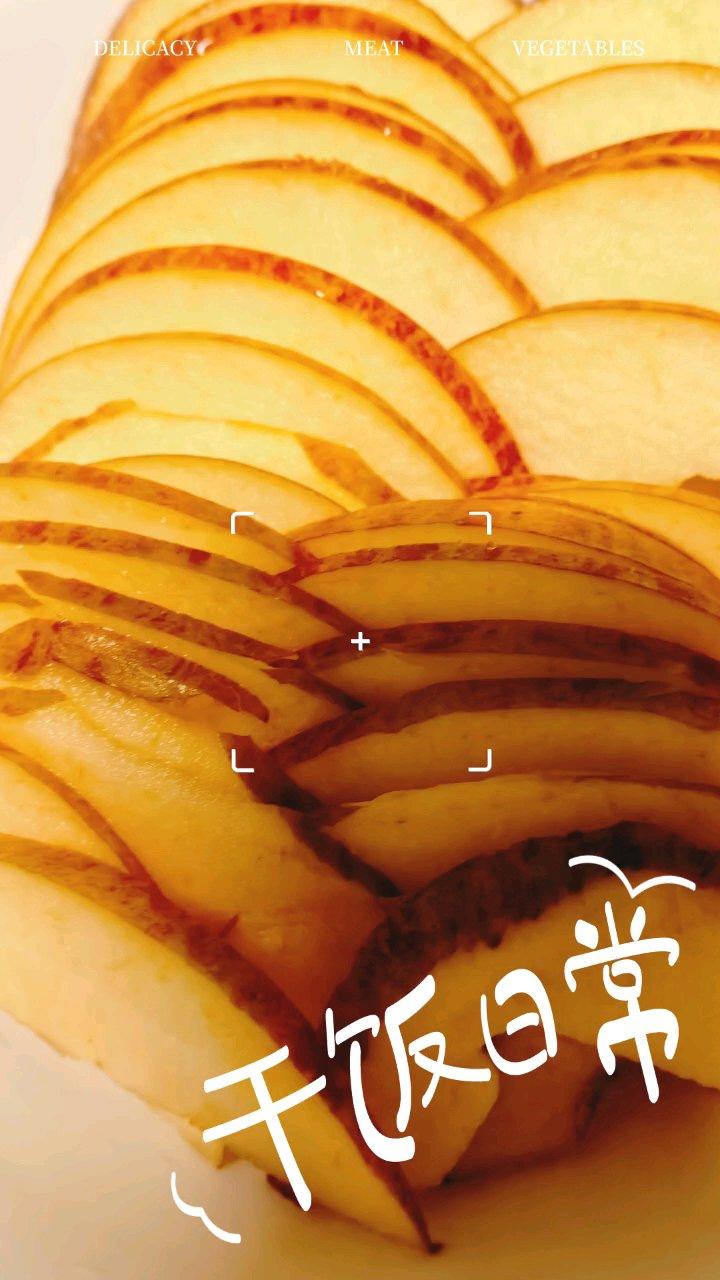 家庭版烤苹果片