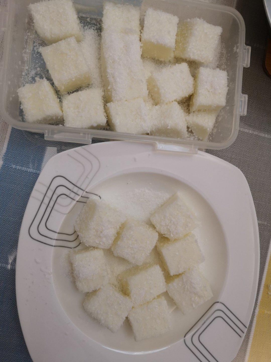 （只需4种材料)牛奶小方