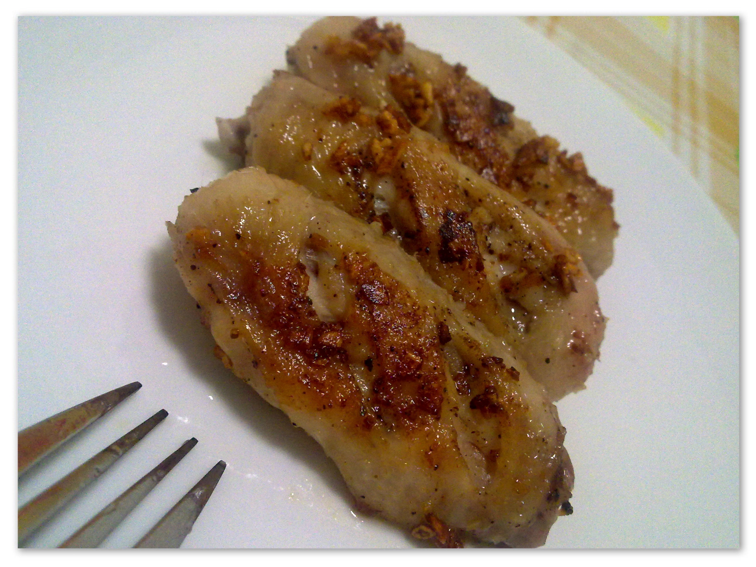 黑椒蒜香煎鸡翅