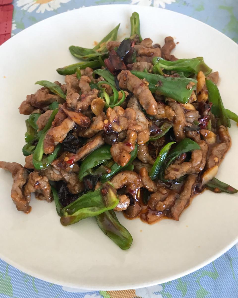 青椒炒牛肉