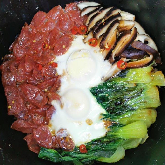 广式腊味煲仔饭（腊肠电饭锅版）