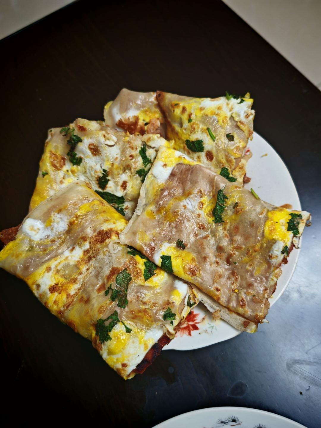 早餐—煎饼（自炸薄脆）
