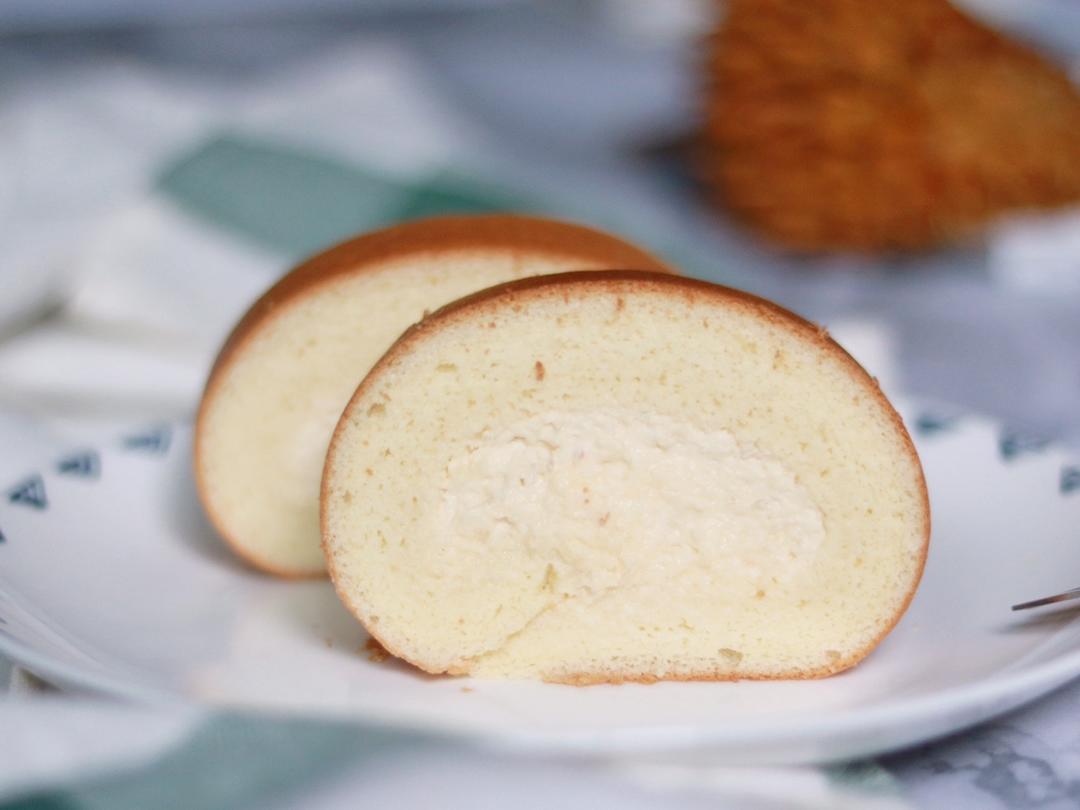 一口满满榴莲肉的榴莲多多奶油卷+不失败的O型卷卷法/蛋糕篇6：「厚卷」