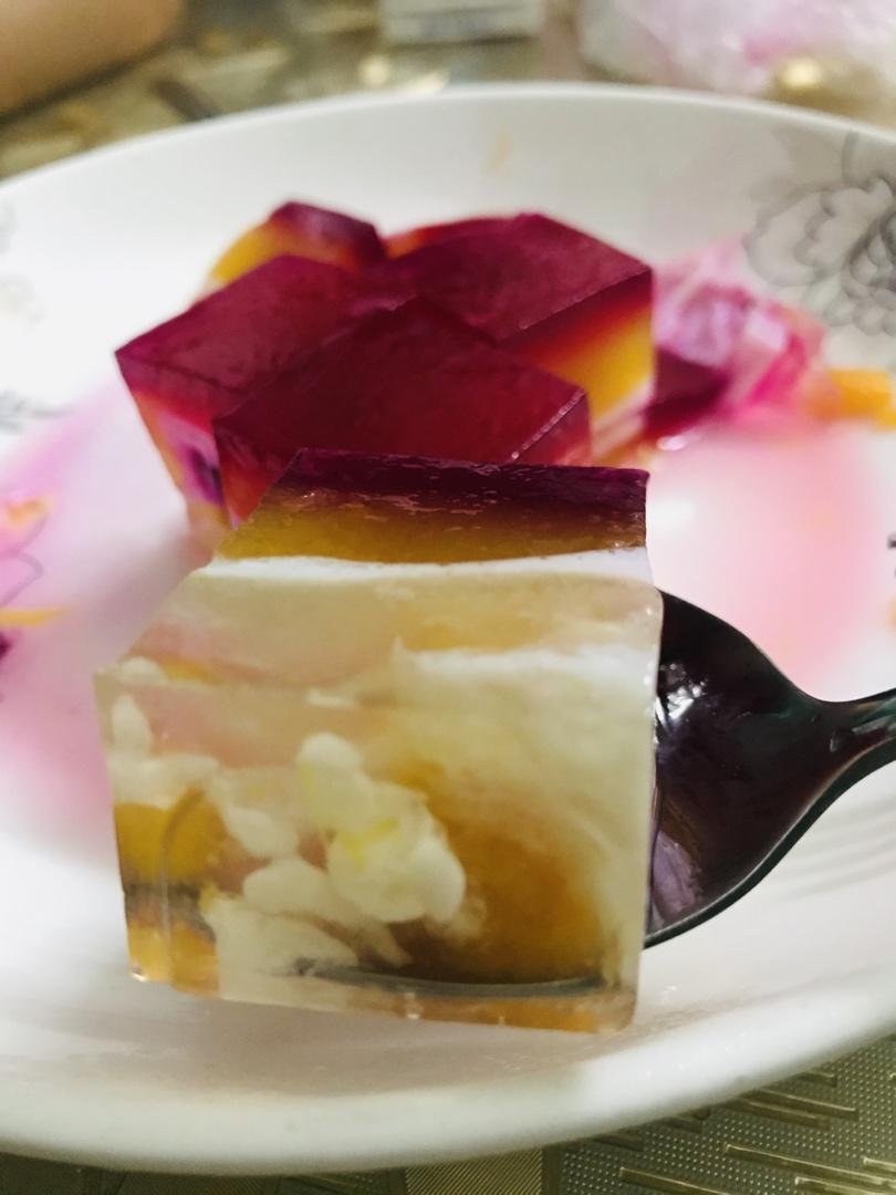 透明水晶果冻布丁🍮（白凉粉版）快速