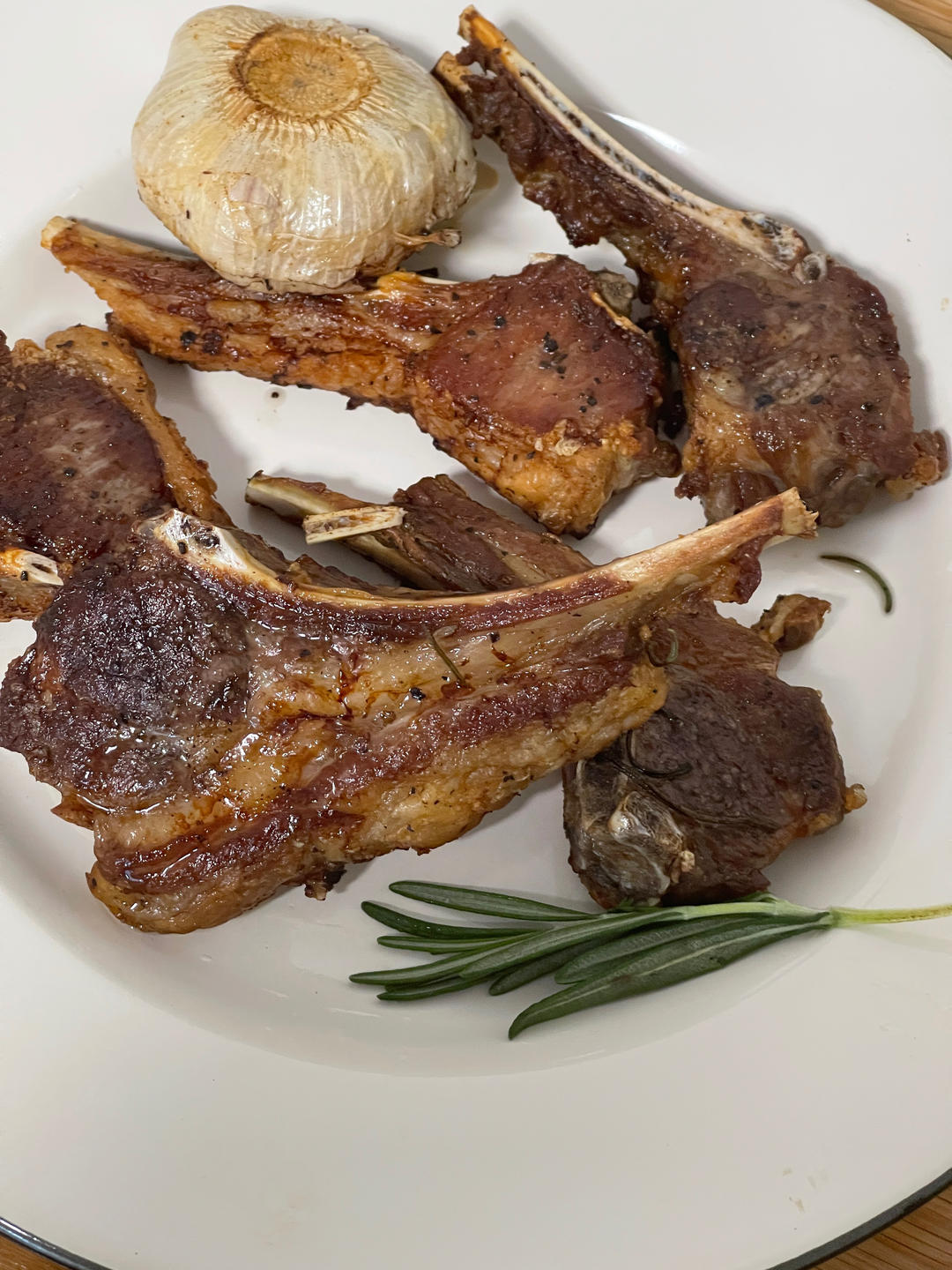 迷迭香烤羊排