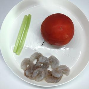 番茄虾滑汤（宝宝版）的做法 步骤1