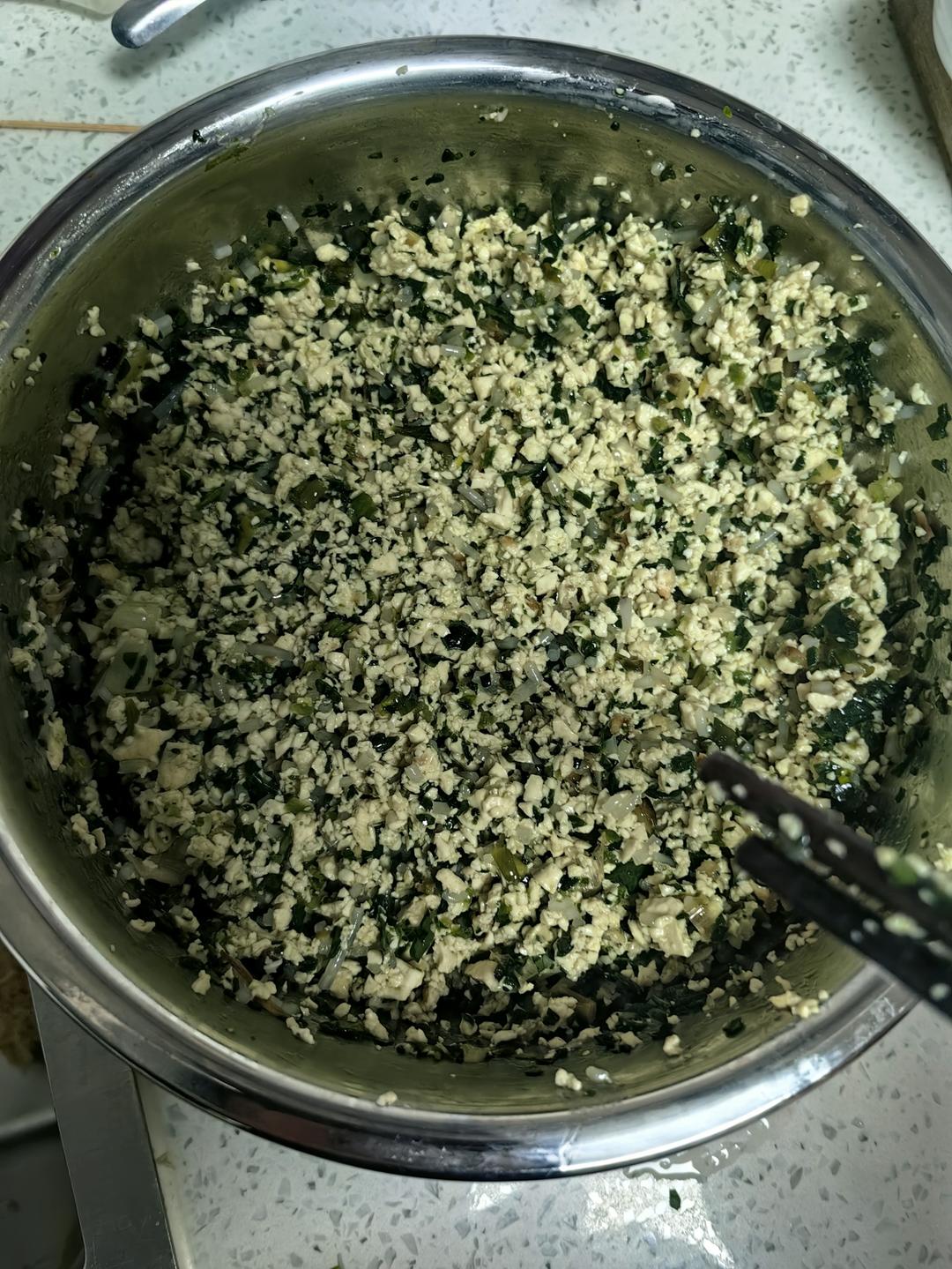 豆腐素馅饺子🥟