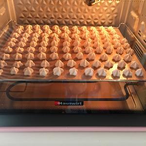 草莓溶豆（淀粉稳定蛋白法）的做法 步骤10