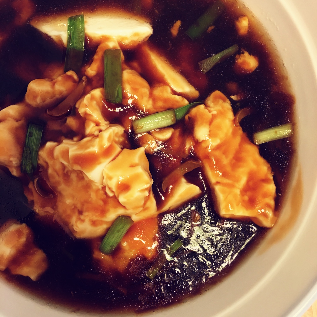 鲜香卤汁豆腐脑