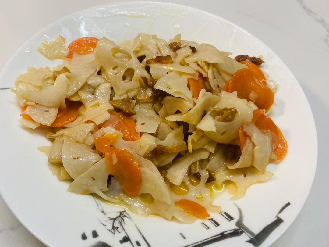 超级下饭的麻辣藕片