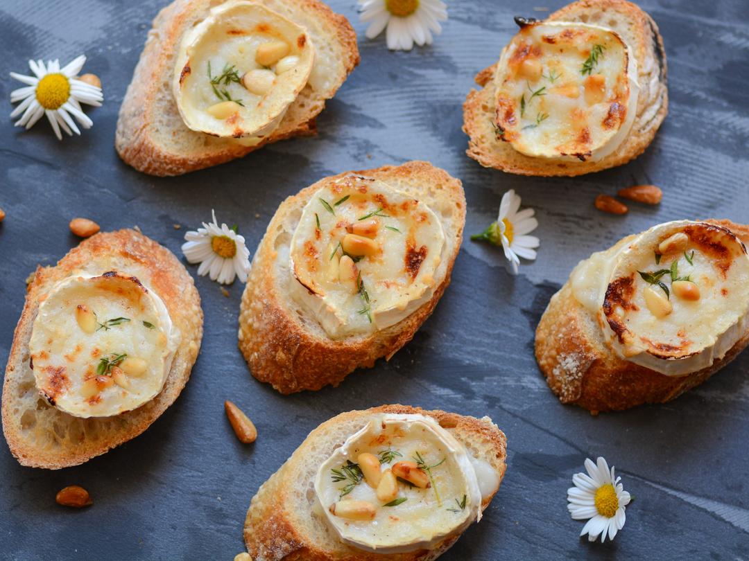 空气炸锅山羊奶酪面包