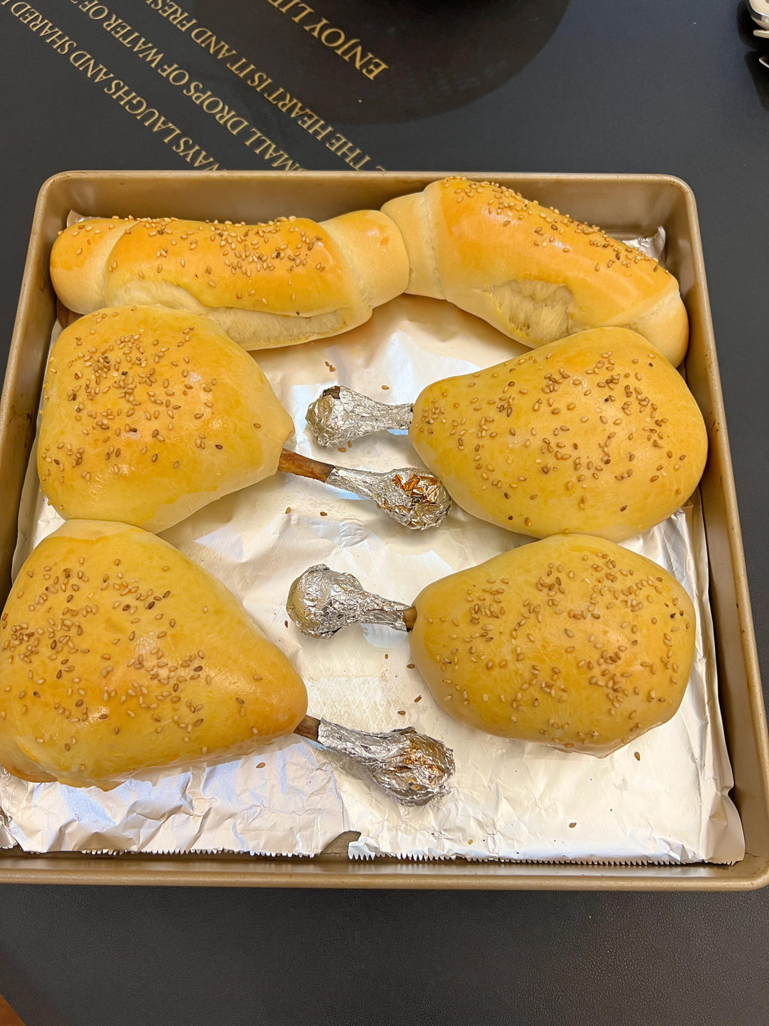 🔥鸡腿面包🔥真的有鸡腿😍