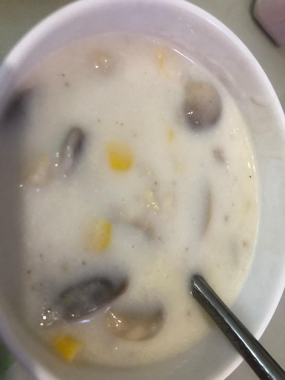 低脂奶油蘑菇汤🍄[不用黄油和奶油超简单]