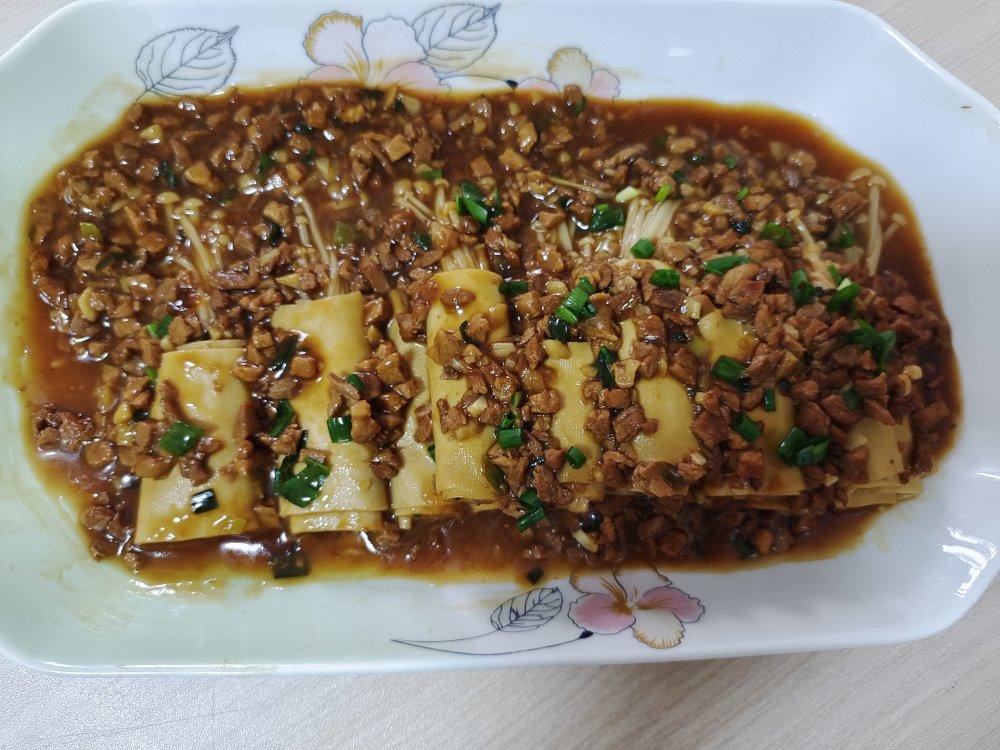 ㊙️超下饭，超好吃的豆腐皮卷金针菇‼️