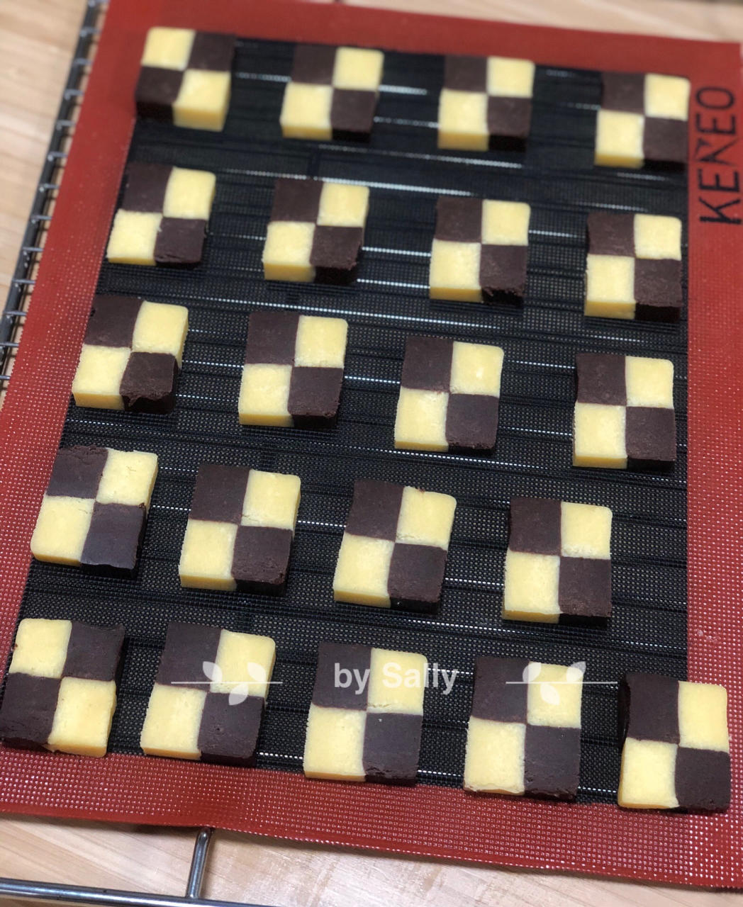 棋格曲奇饼干