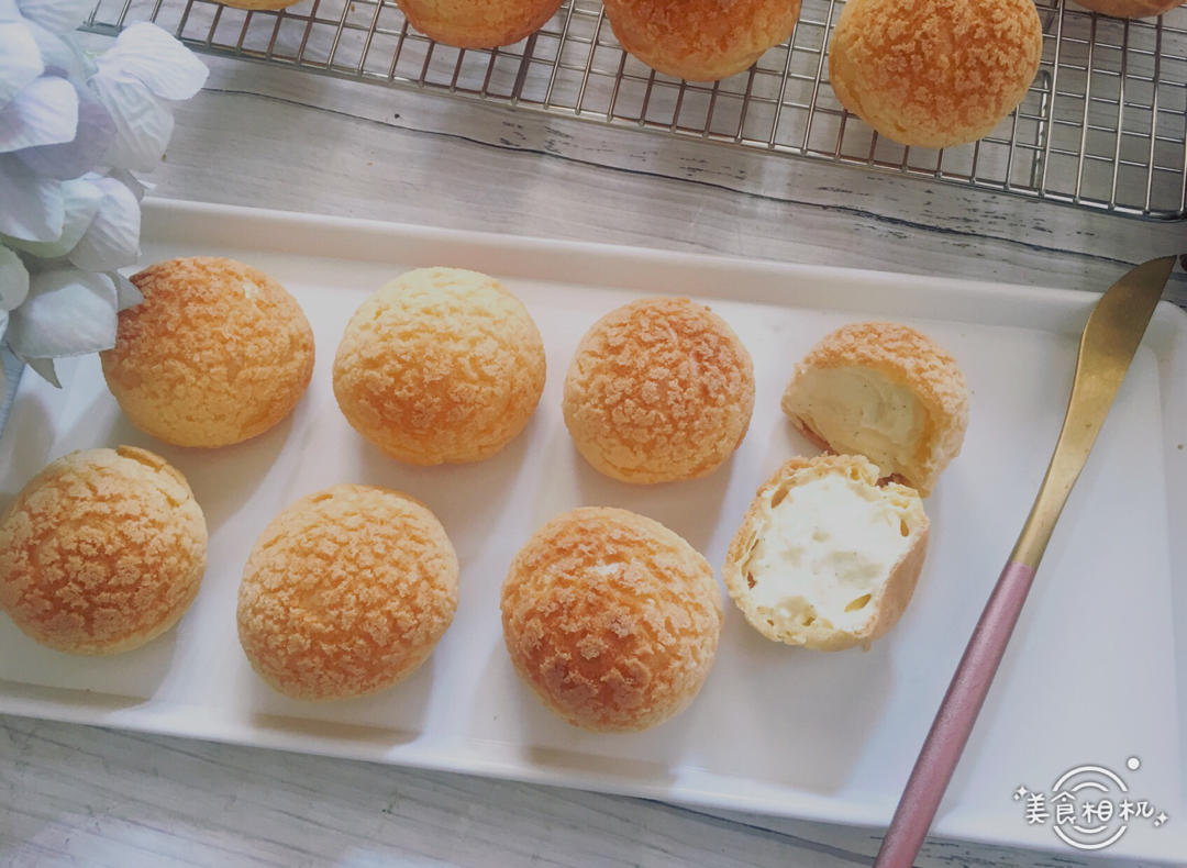 酥皮泡芙新手一次成功（附卡仕达酱做法）
