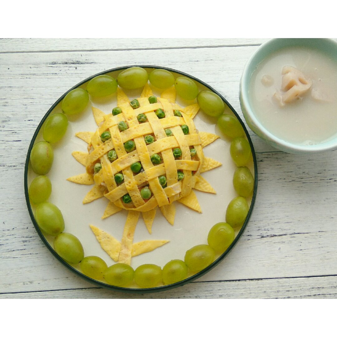 向日葵肉丁炒饭