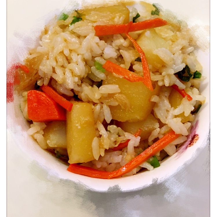 土豆焖饭（电饭锅版）