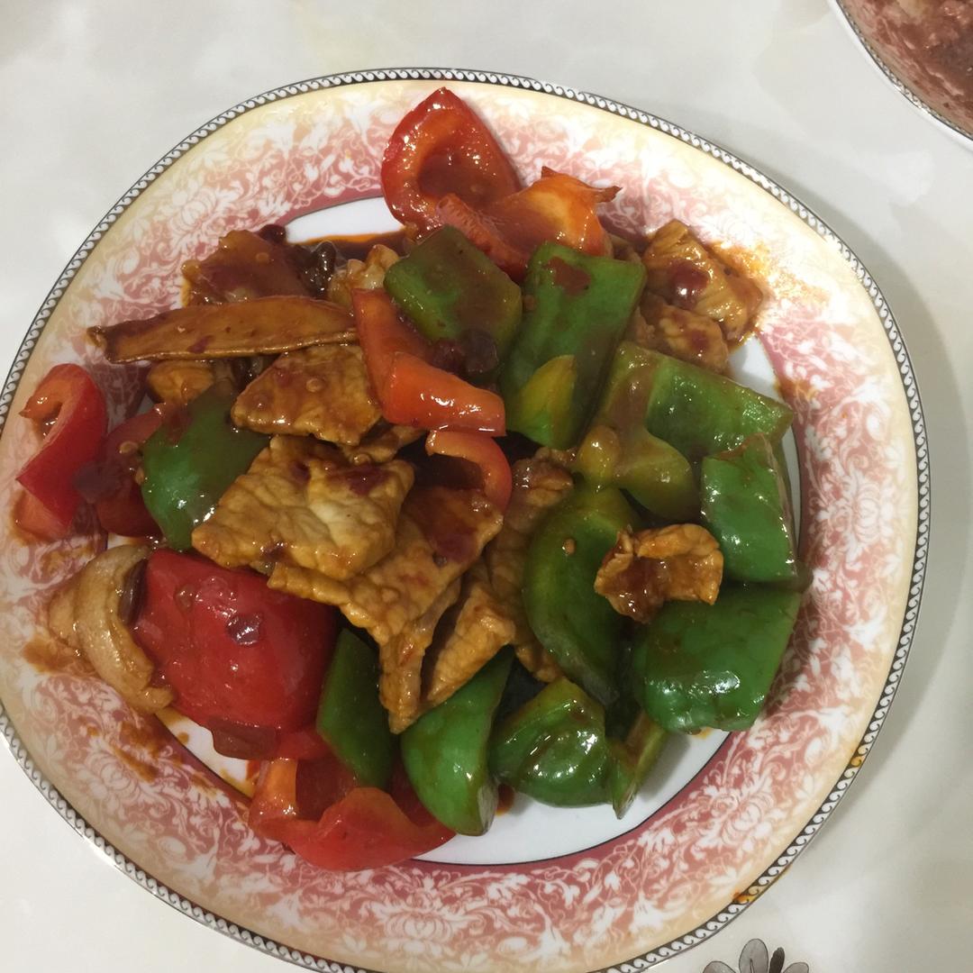 青椒炒肉片