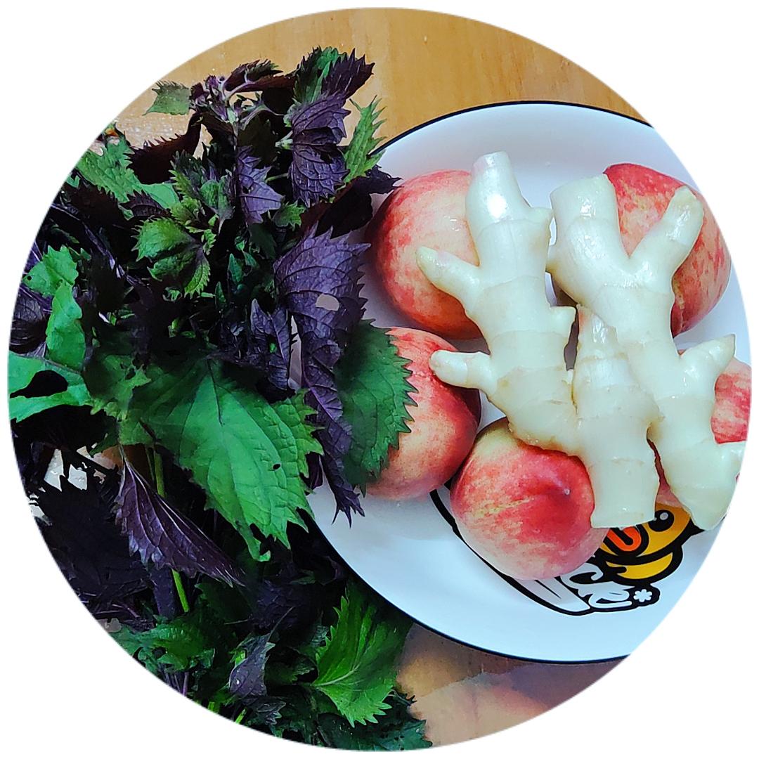 紫苏桃子姜