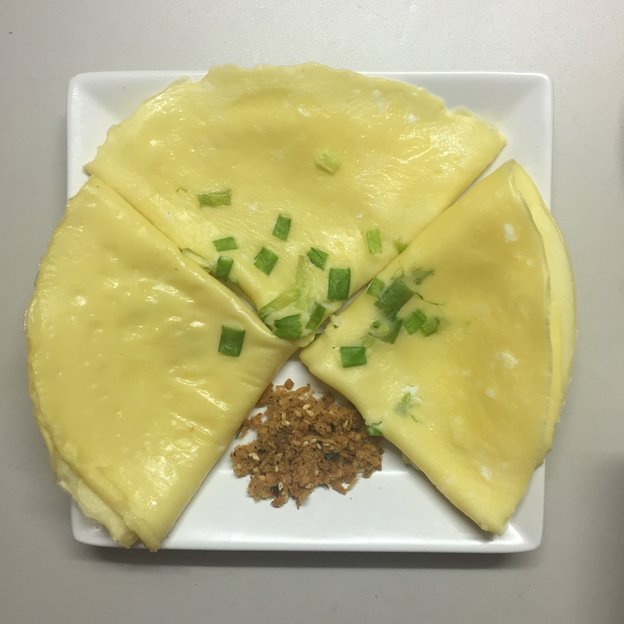 葱花鸡蛋饼