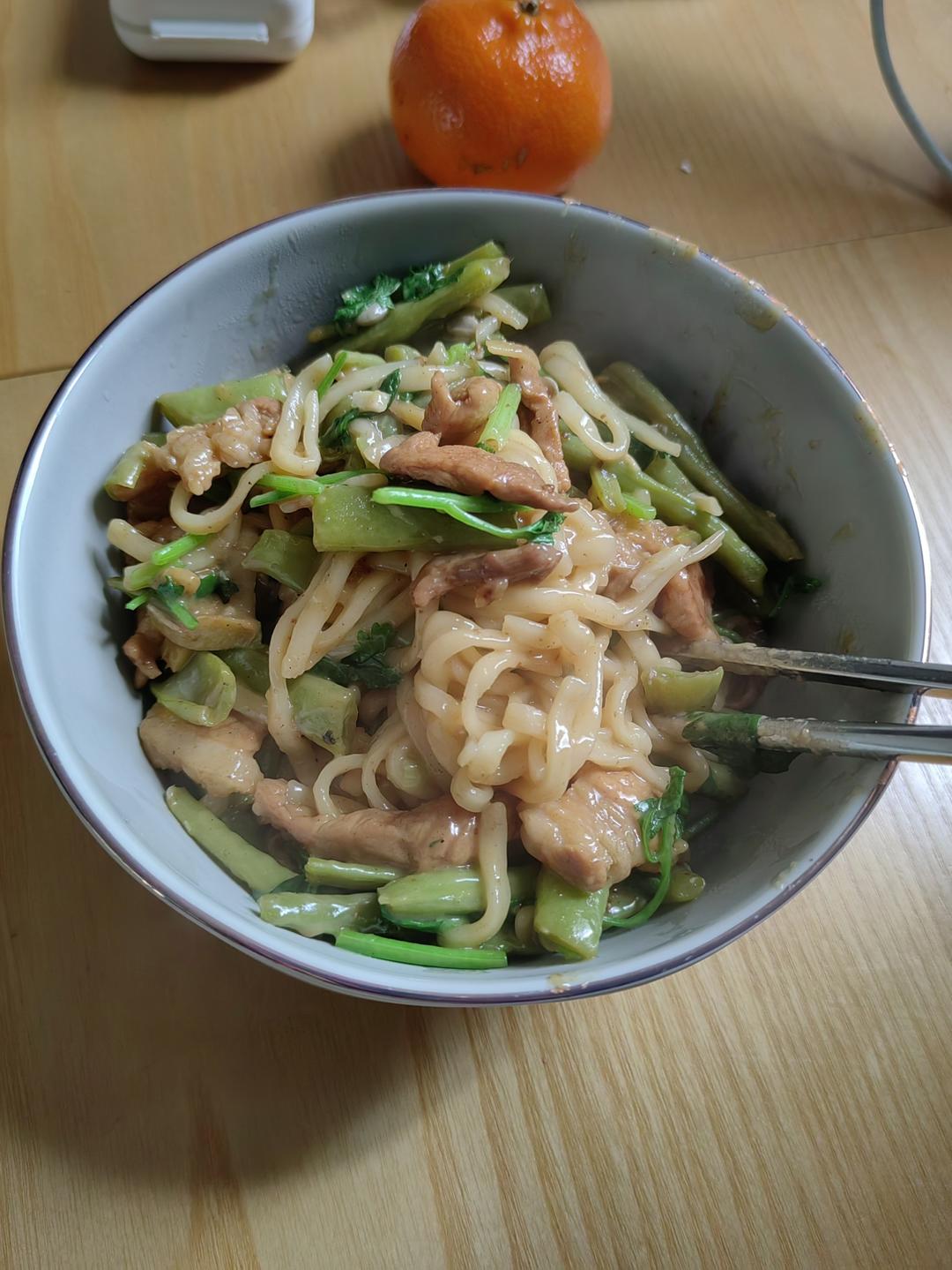豆角焖面