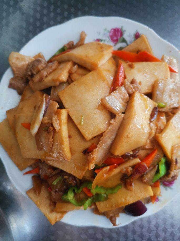 干锅千叶豆腐，千页豆腐