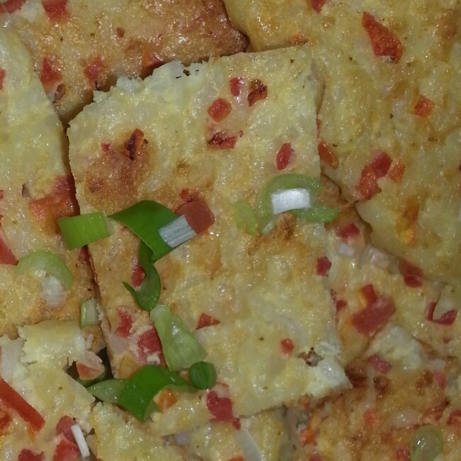 剩饭鸡蛋煎饼