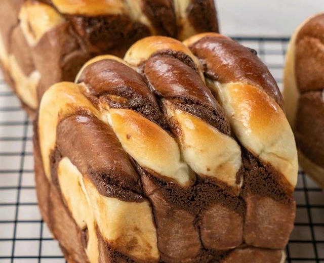 摩卡双色吐司的做法