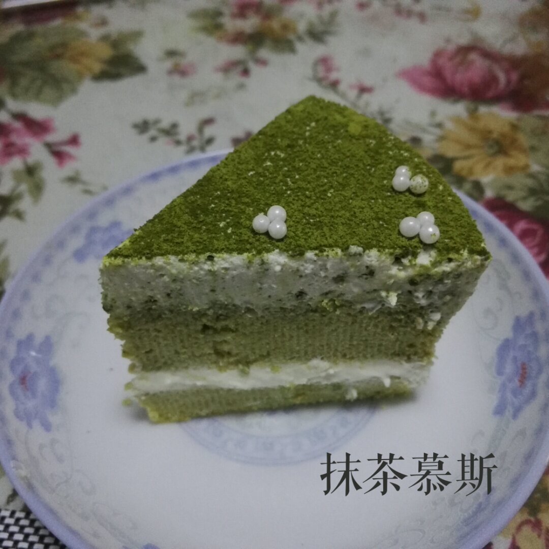 抹茶双享慕斯