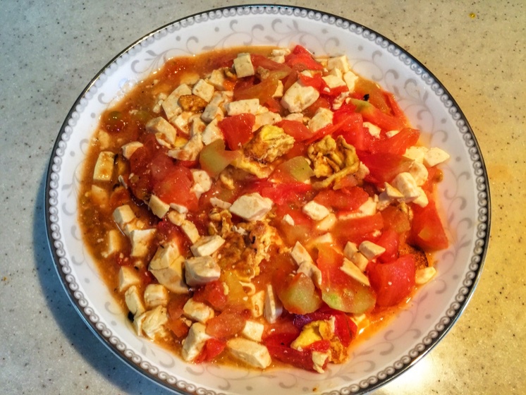 西红柿烧豆腐