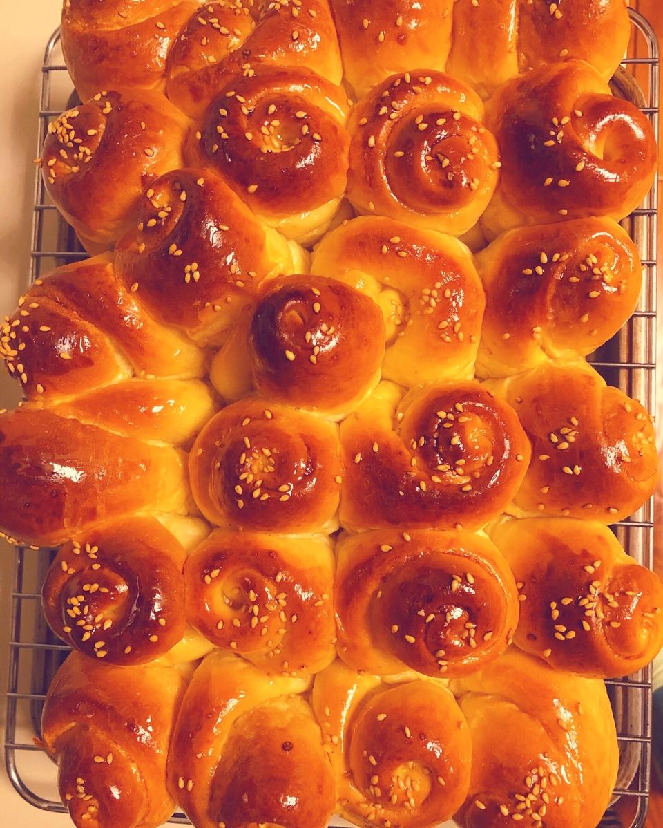 脆底蜂蜜小面包