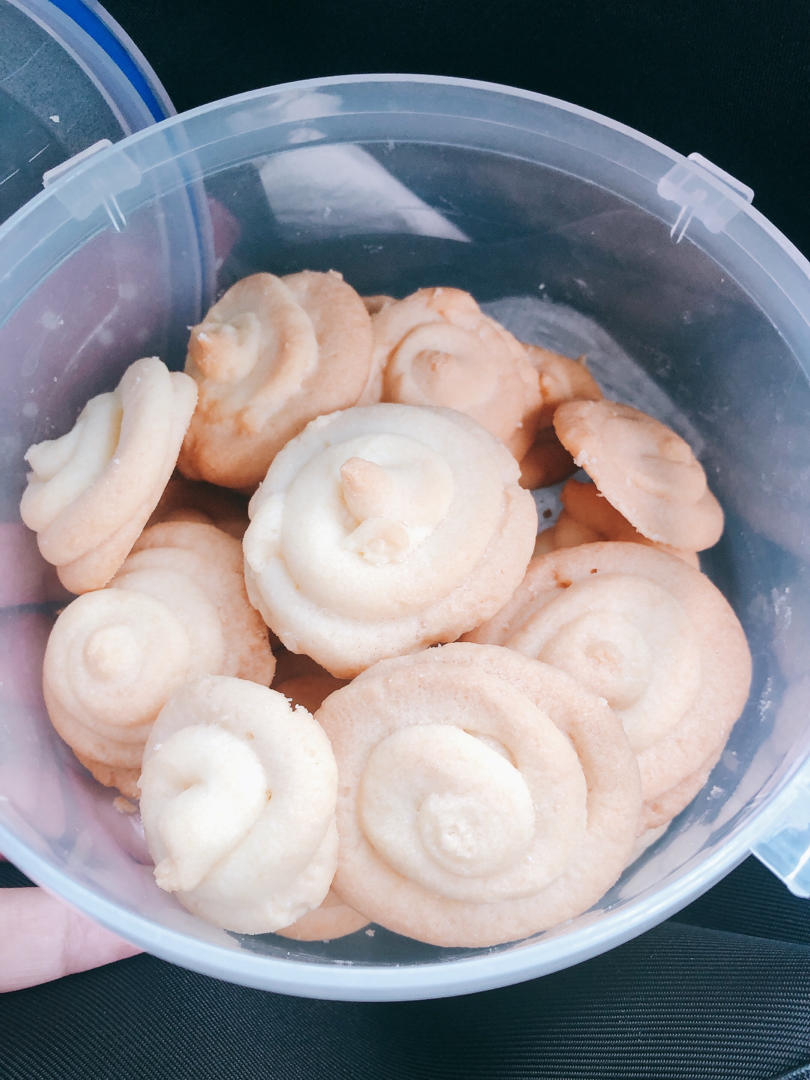 一抿即化酥到掉渣的珍妮曲奇云顶小花/烘焙视频饼干篇1