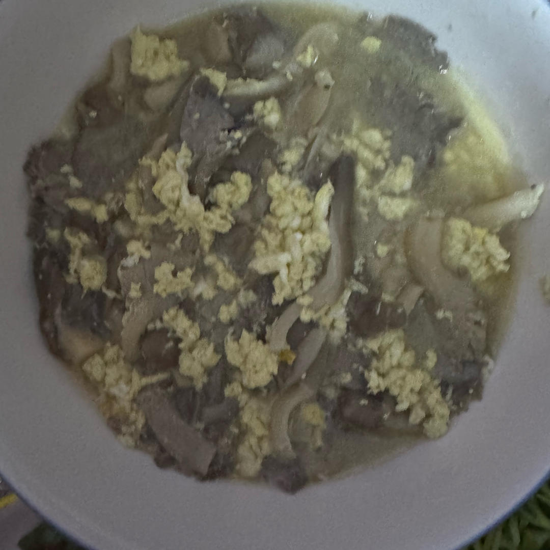 平菇鸡蛋汤
