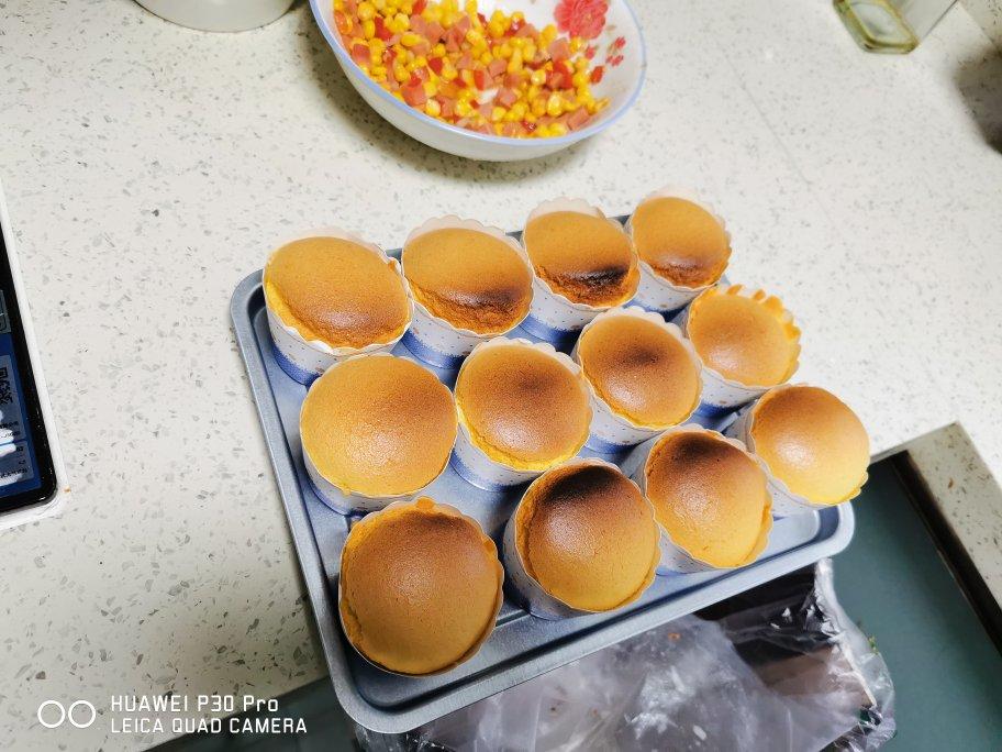 纸杯蛋糕 8寸戚风蛋糕的量