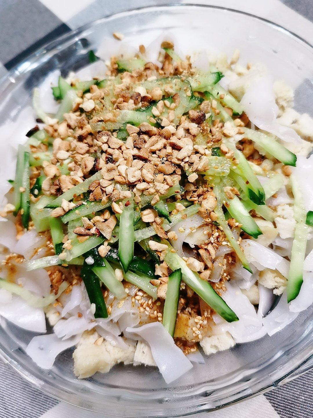 凉皮-家庭自制（告诉你自己做更劲道的秘诀）