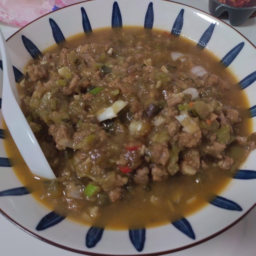 ㊙️茄子打卤面这样做，一口吃三碗！