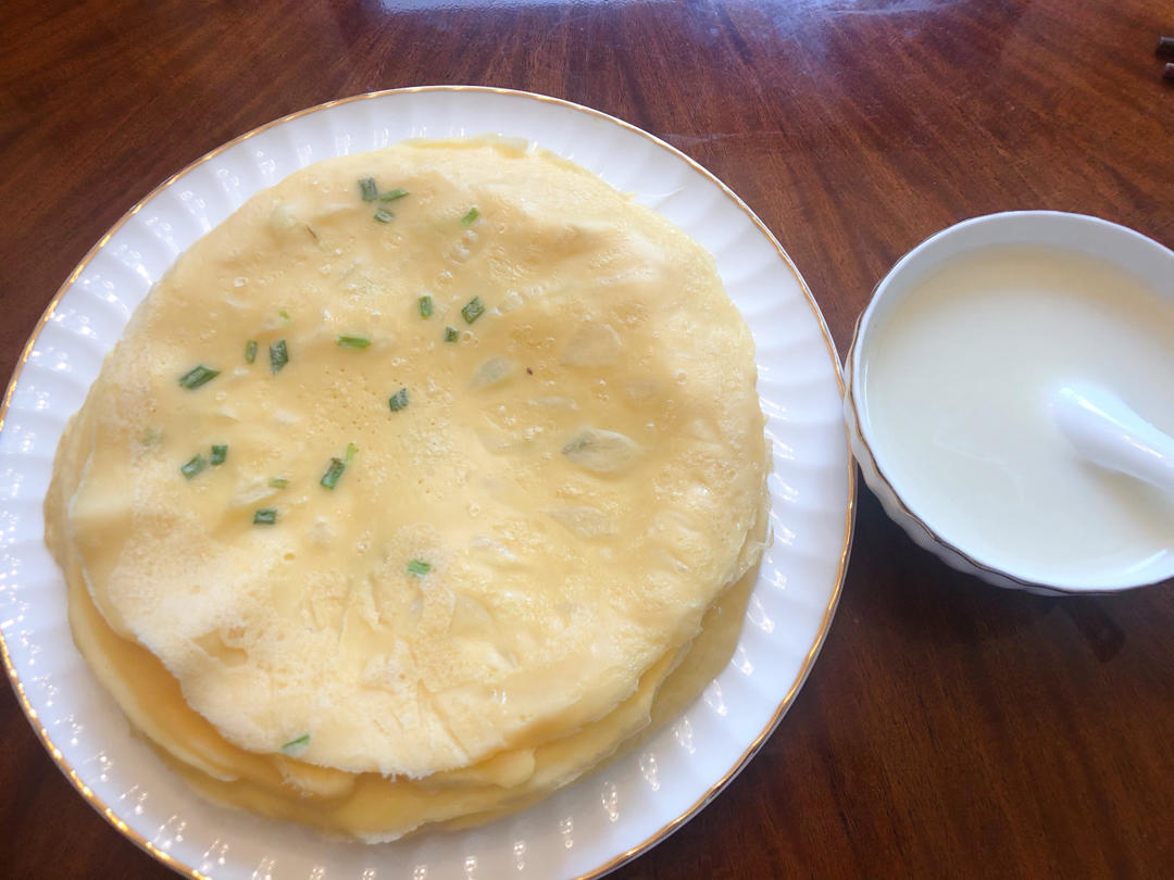 葱花鸡蛋饼