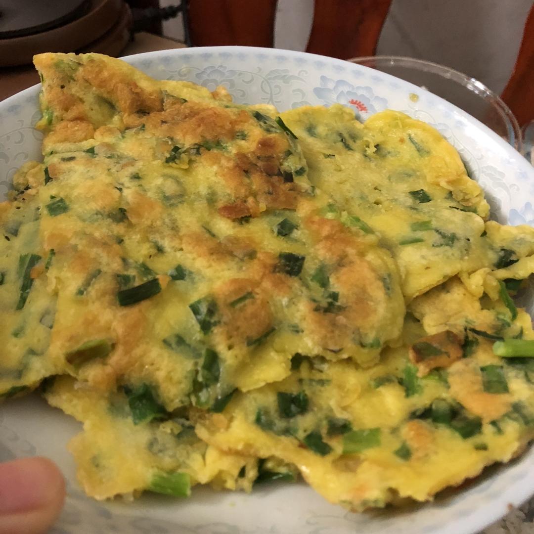 韭菜鸡蛋饼