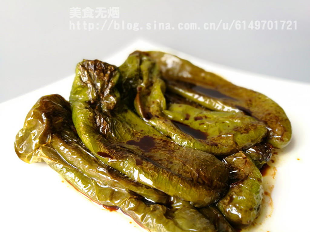 15ml食用油就能做的虎皮青椒（无油烟版）