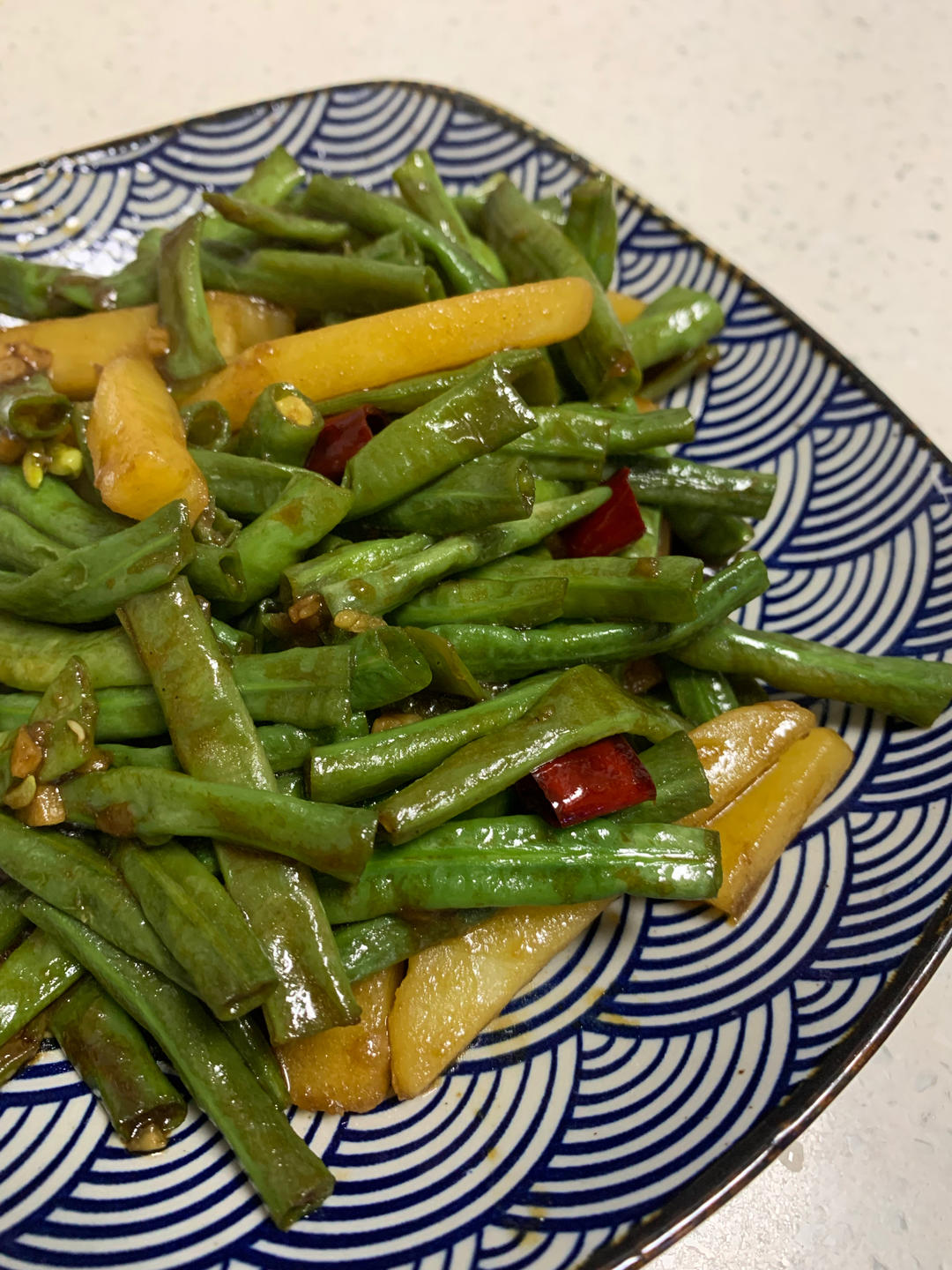 干煸豆角土豆