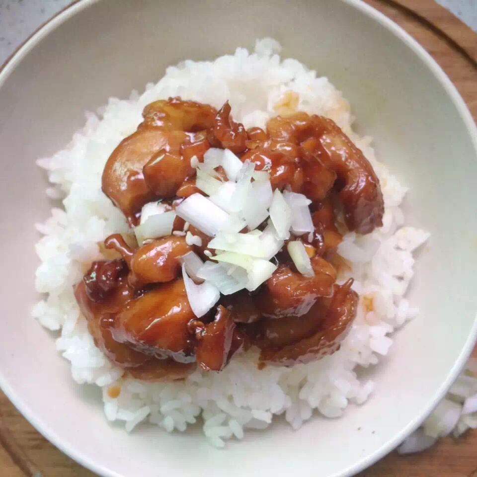 简单快手照烧鸡腿饭