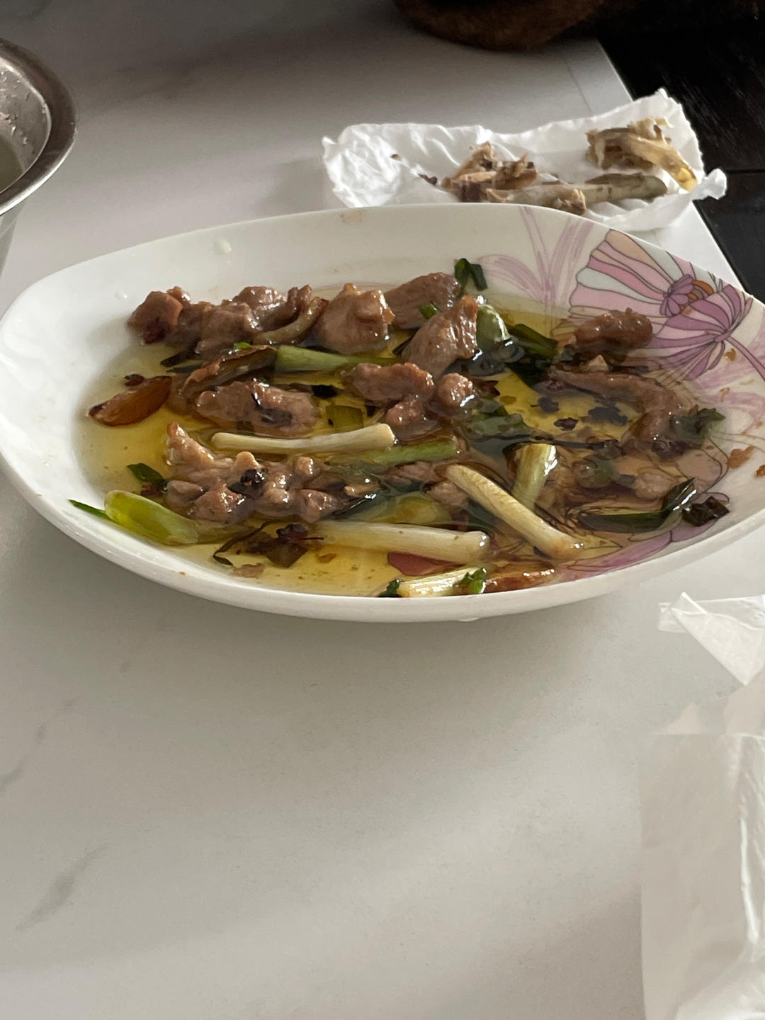 蒜苗炒肉