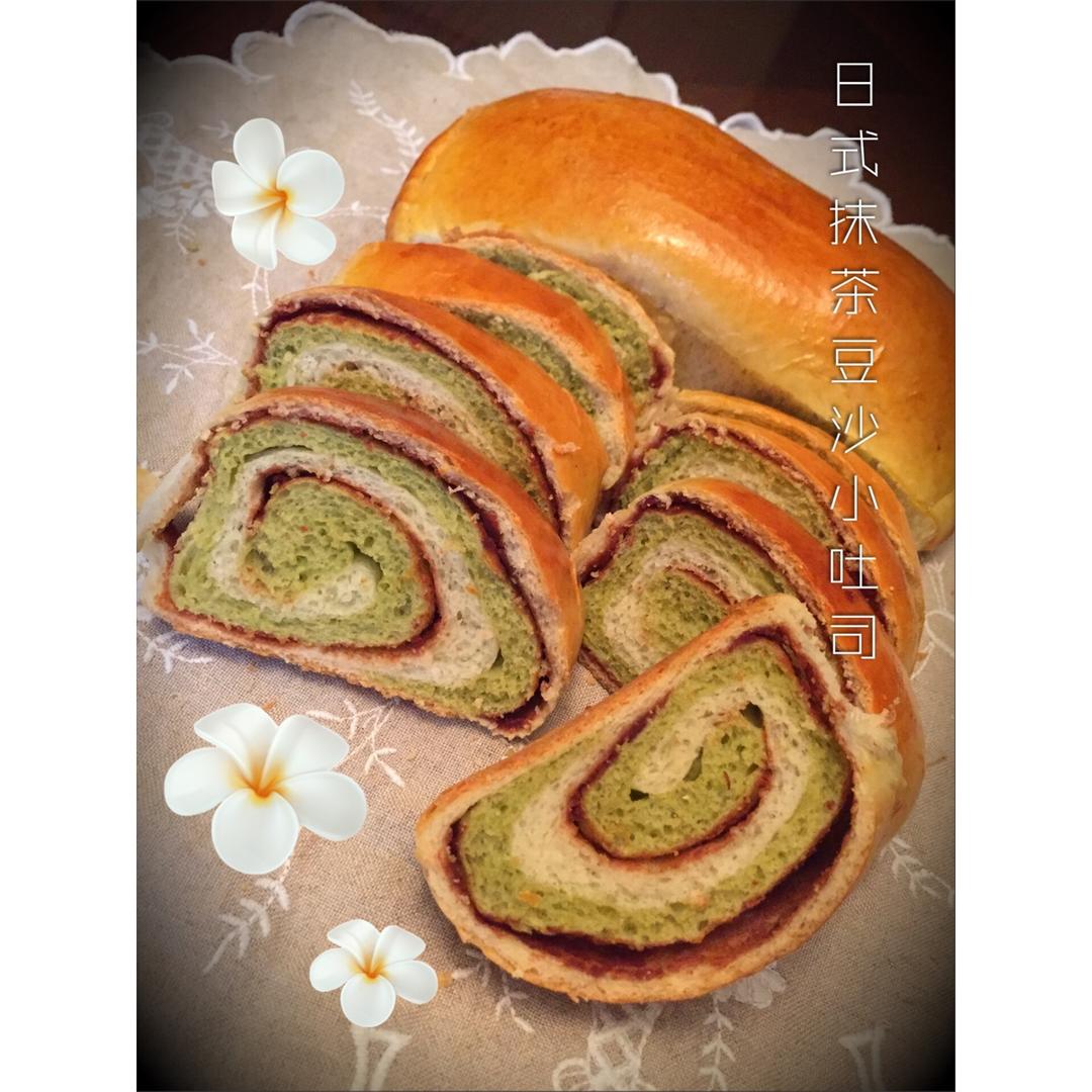 最正宗的日式抹茶红豆吐司
