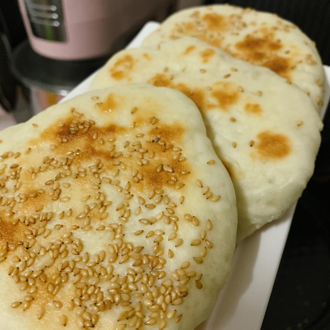 after-1做的蓬松柔软的发面饼,在家就能做!